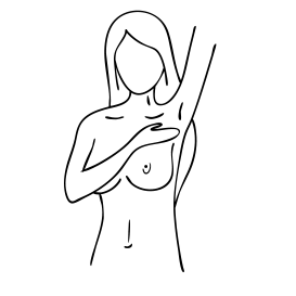 Vérifier la zone des aisselles